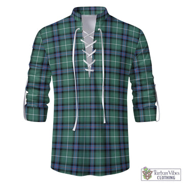 MacDonald of the Isles Hunting Ancient Tartan Men's Scottish Traditional Jacobite Ghillie Kilt Shirt