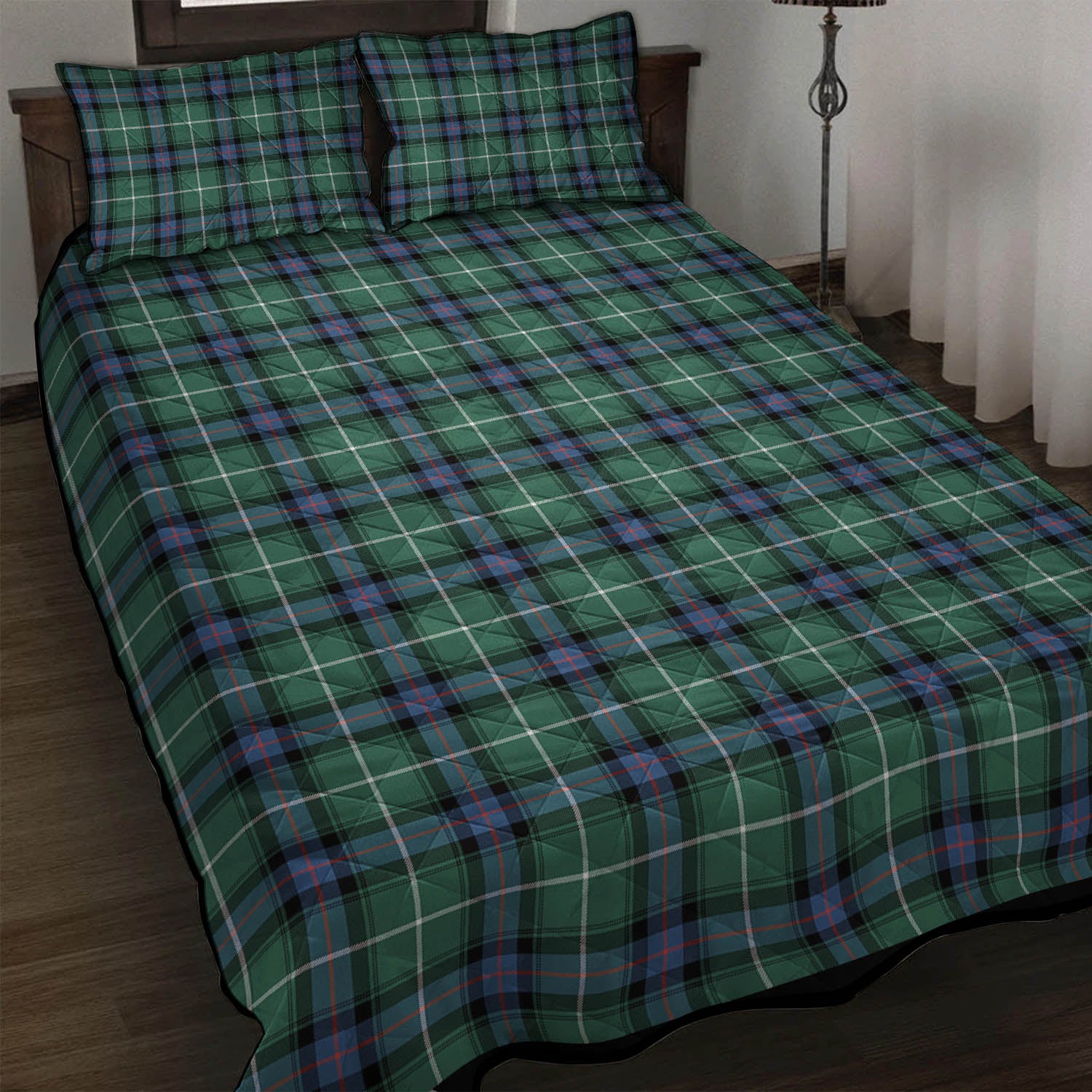 MacDonald of the Isles Hunting Ancient Tartan Quilt Bed Set - Tartanvibesclothing