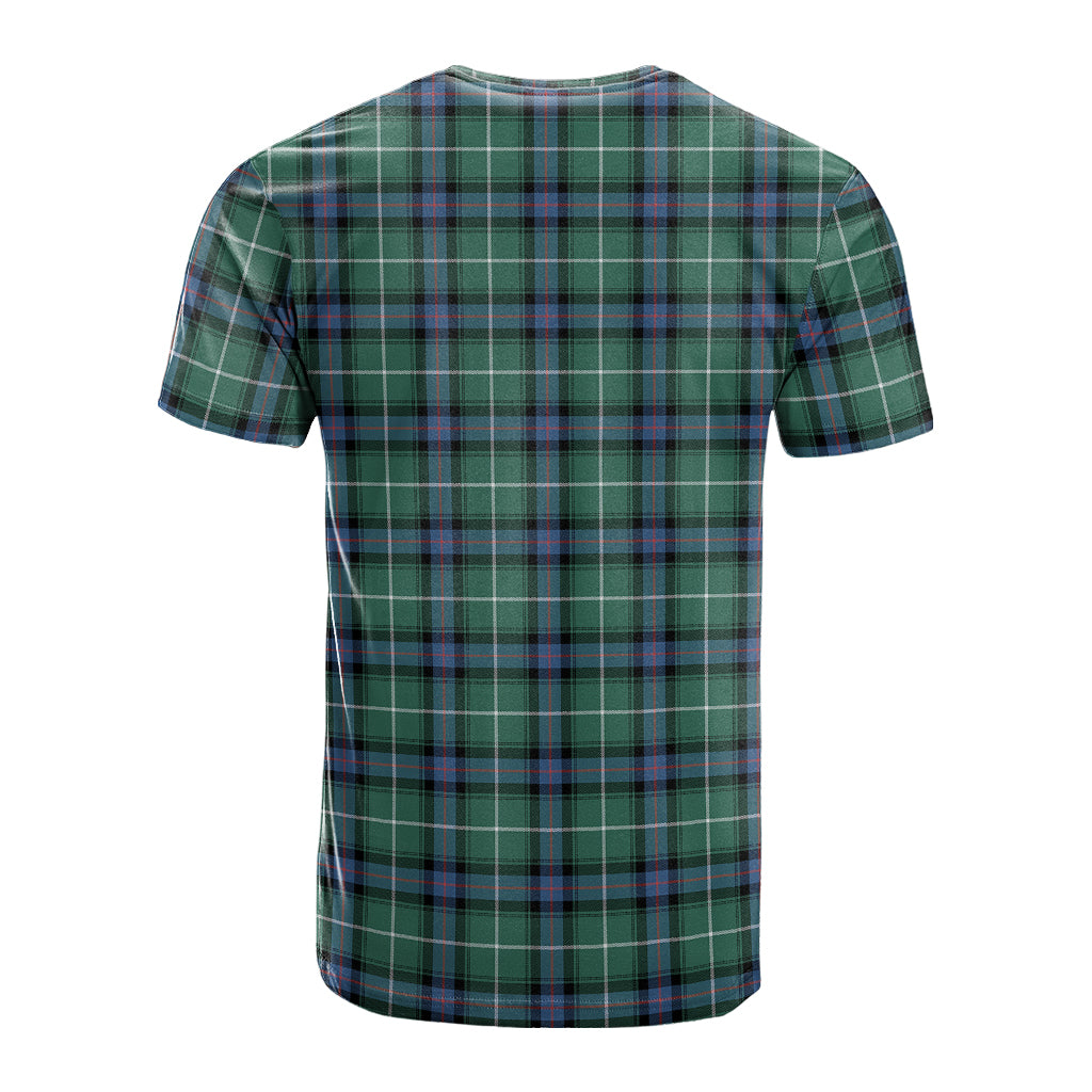 MacDonald of the Isles Hunting Ancient Tartan T-Shirt with Family Crest - Tartan Vibes Clothing