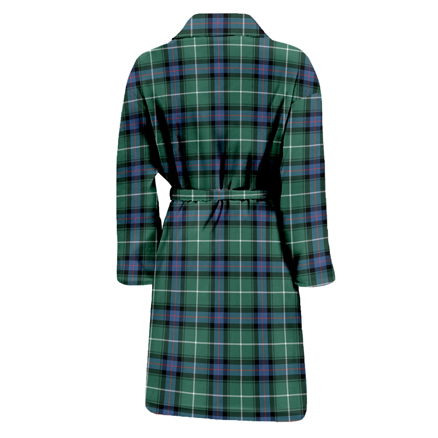 MacDonald of the Isles Hunting Ancient Tartan Bathrobe with Family Crest - Tartan Vibes Clothing