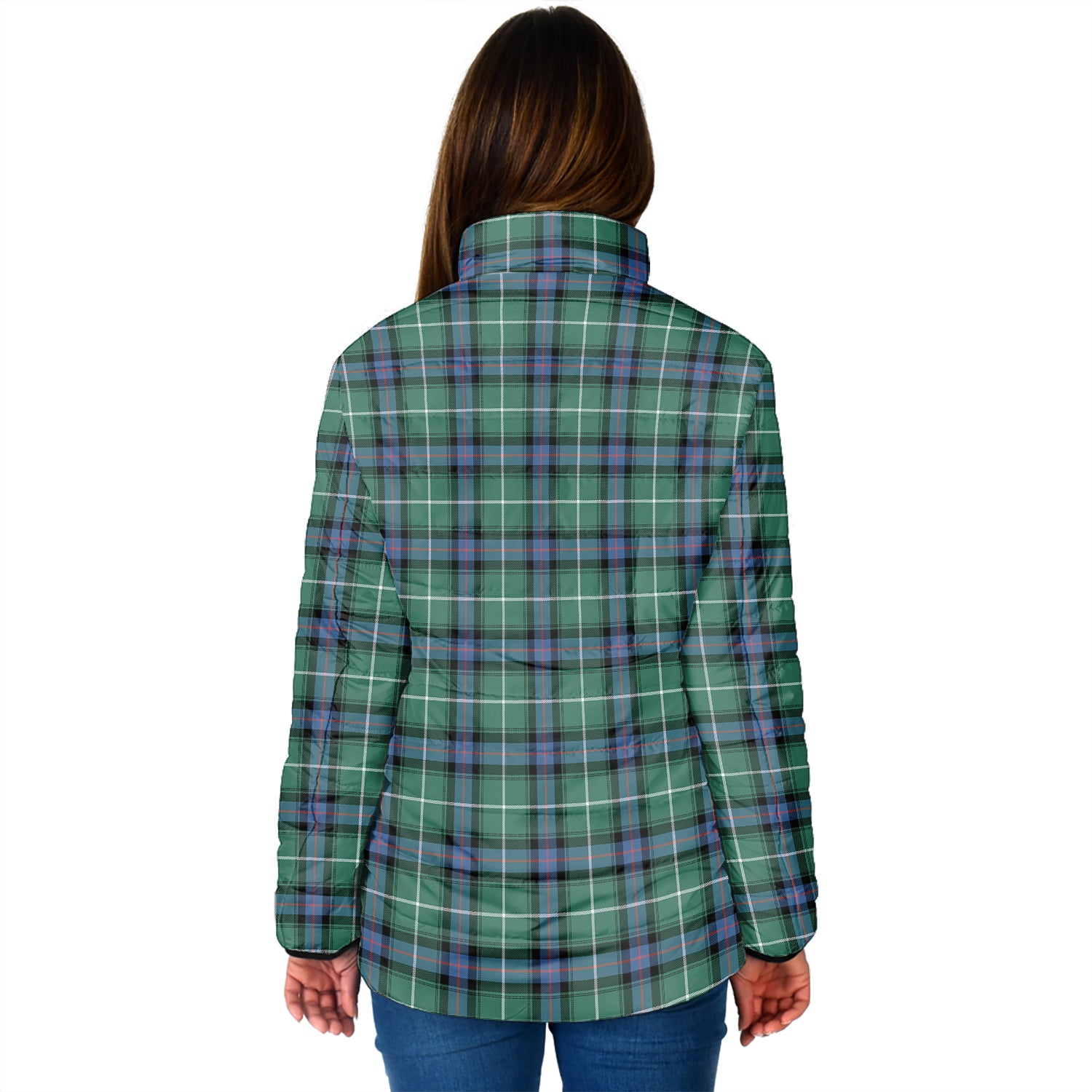 MacDonald of the Isles Hunting Ancient Tartan Padded Jacket with Family Crest - Tartan Vibes Clothing