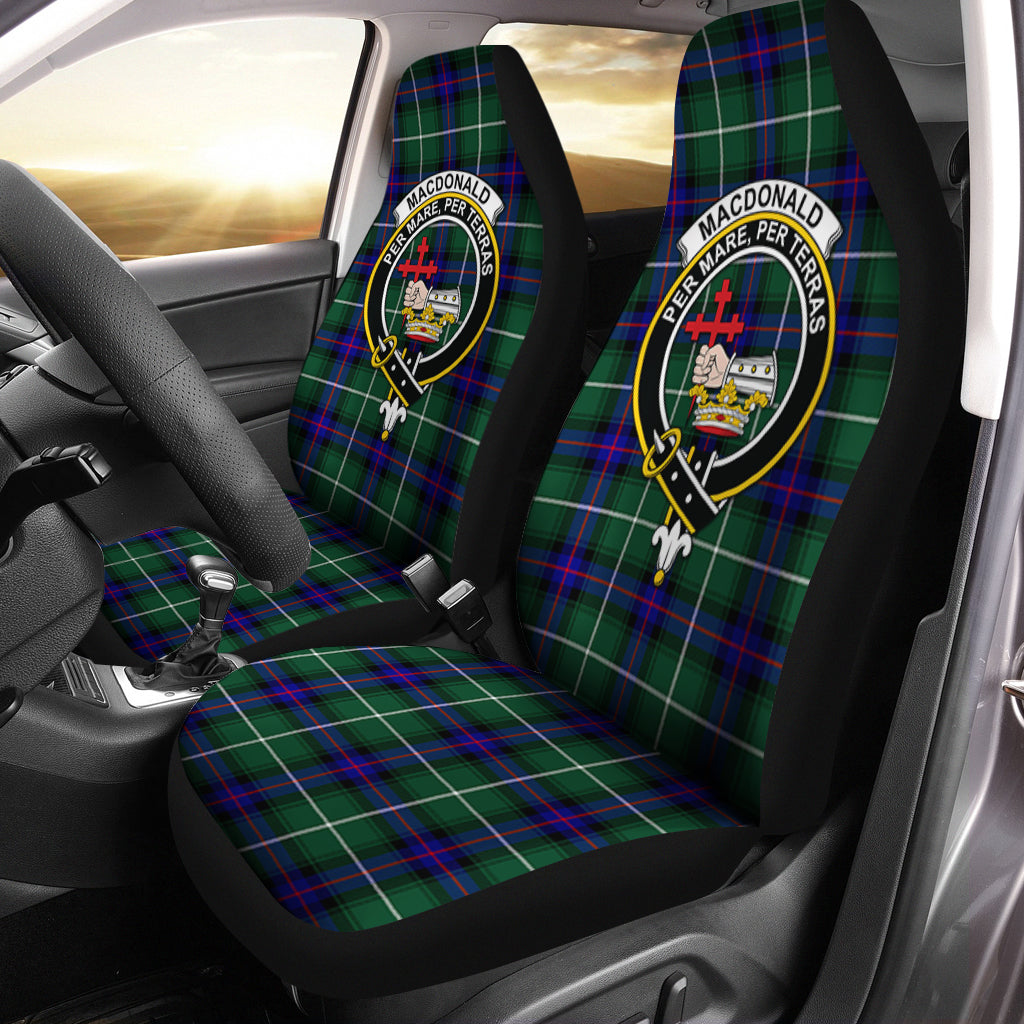 MacDonald of the Isles Hunting Modern Tartan Car Seat Cover with Family Crest One Size - Tartanvibesclothing