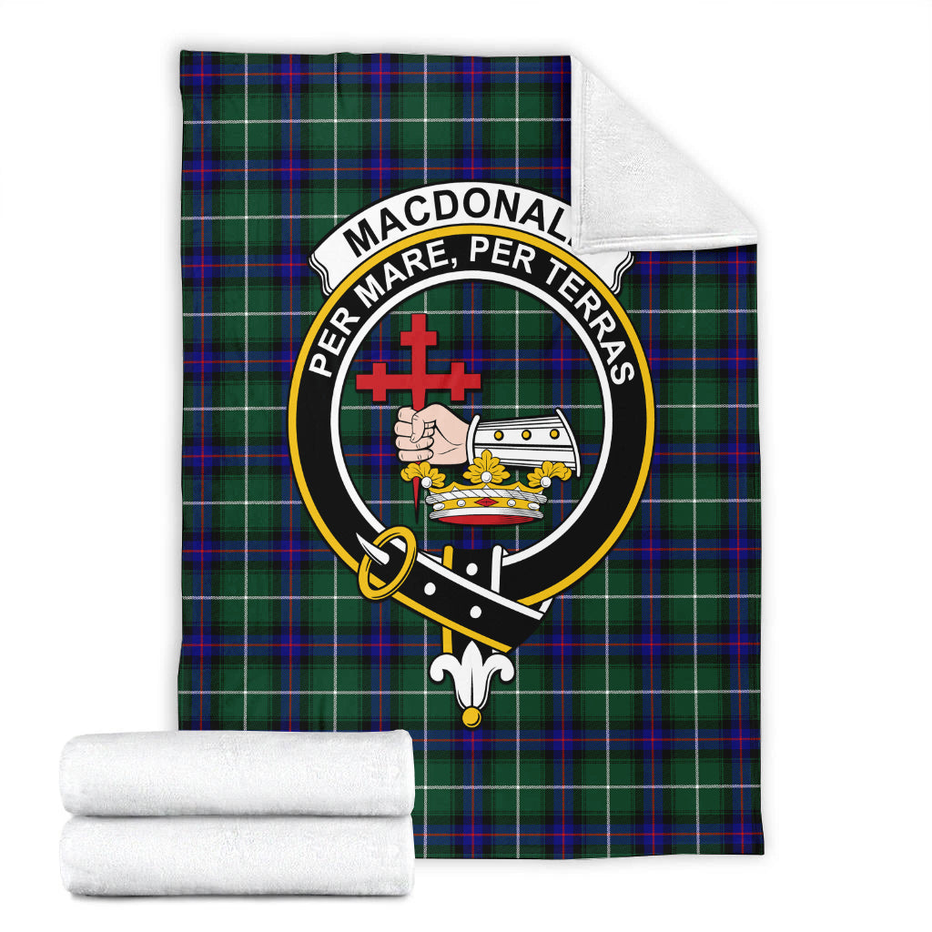 macdonald-of-the-isles-hunting-modern-tartab-blanket-with-family-crest