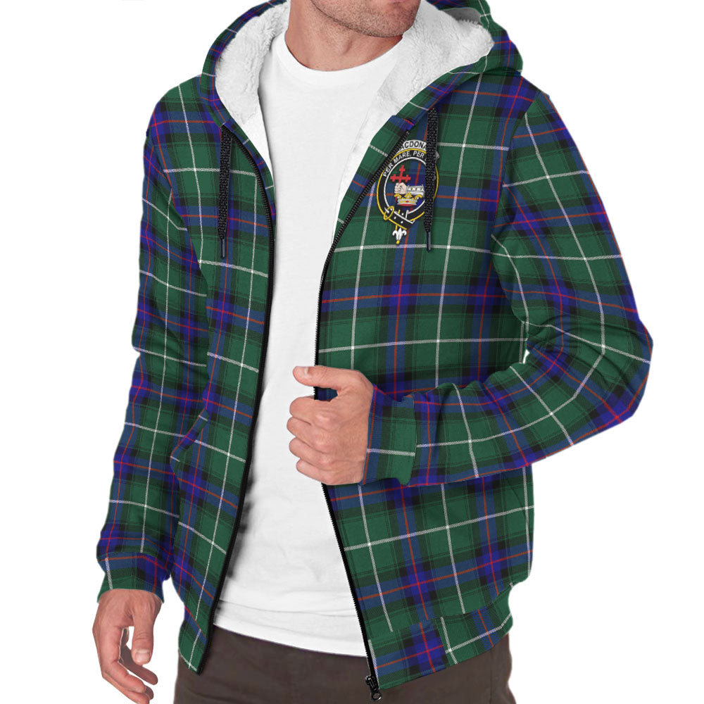 macdonald-of-the-isles-hunting-modern-tartan-sherpa-hoodie-with-family-crest