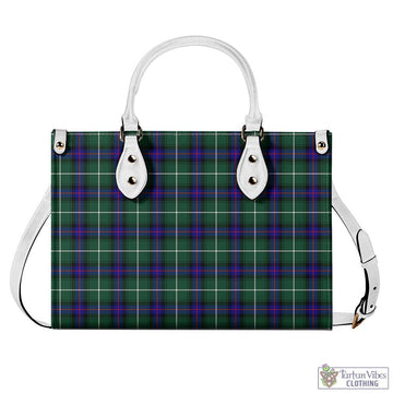 MacDonald of the Isles Hunting Modern Tartan Luxury Leather Handbags