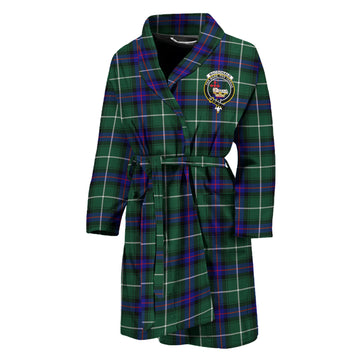 MacDonald of the Isles Hunting Modern Tartan Bathrobe with Family Crest