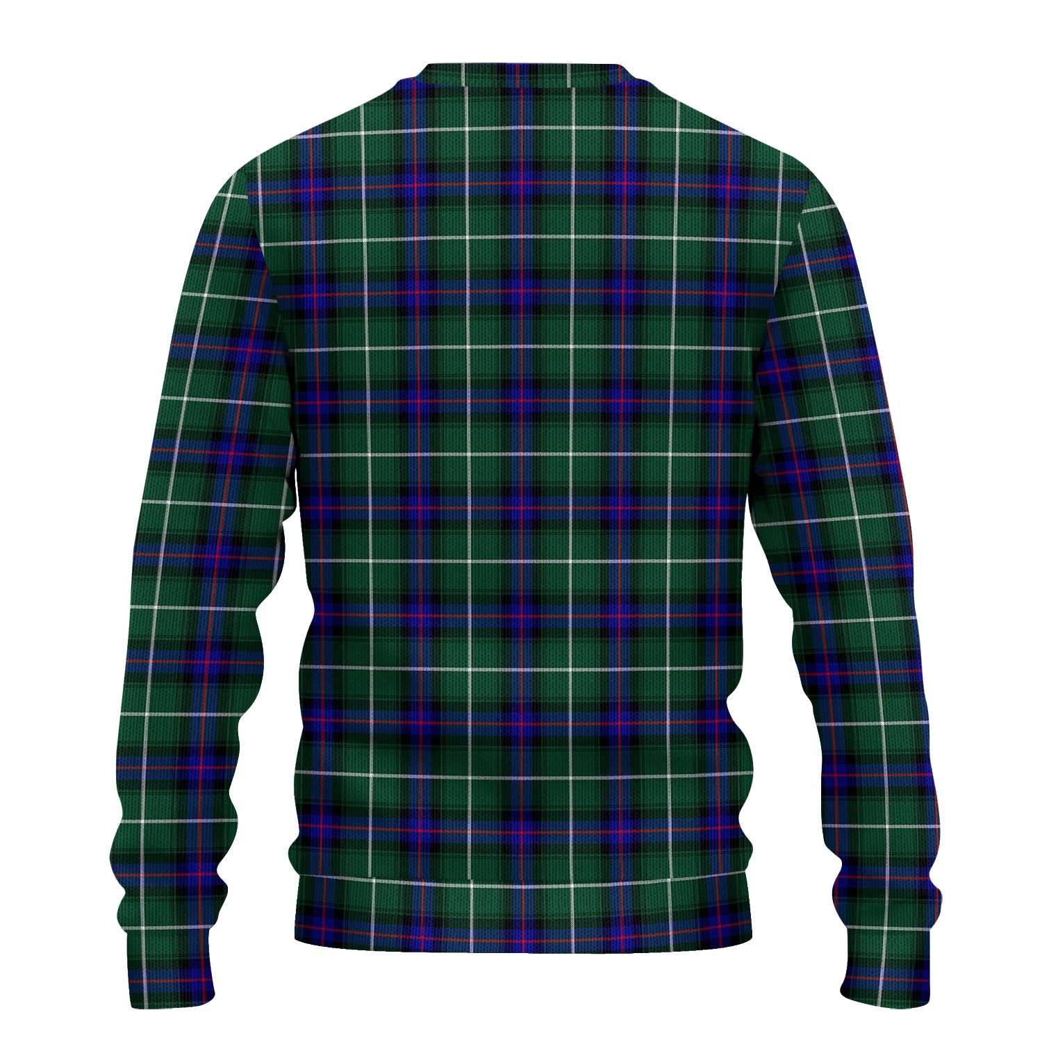 MacDonald of the Isles Hunting Modern Tartan Knitted Sweater with Family Crest - Tartanvibesclothing