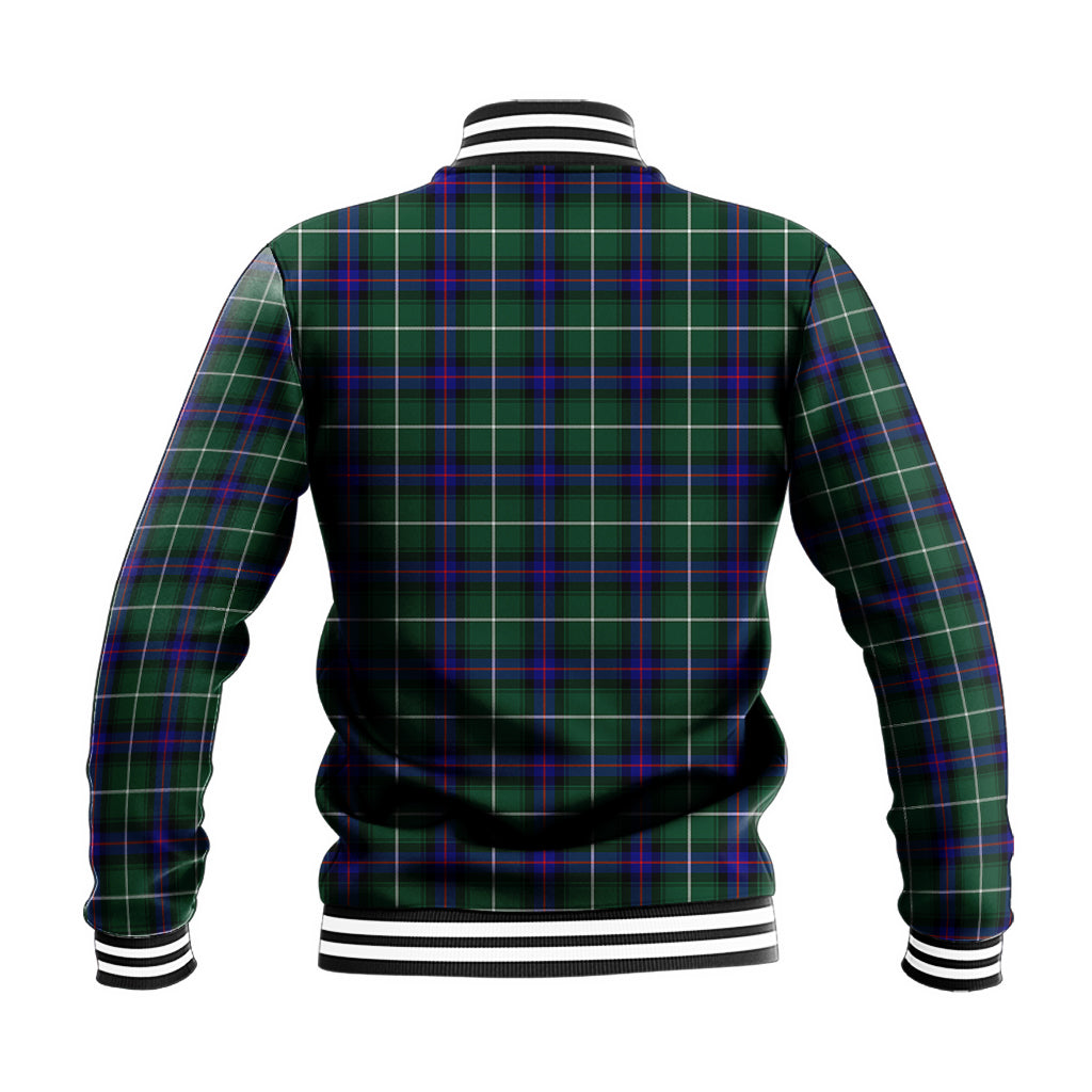 MacDonald of the Isles Hunting Modern Tartan Baseball Jacket with Family Crest - Tartan Vibes Clothing