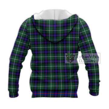 MacDonald of the Isles Hunting Modern Tartan Knitted Hoodie with Family Crest DNA In Me Style