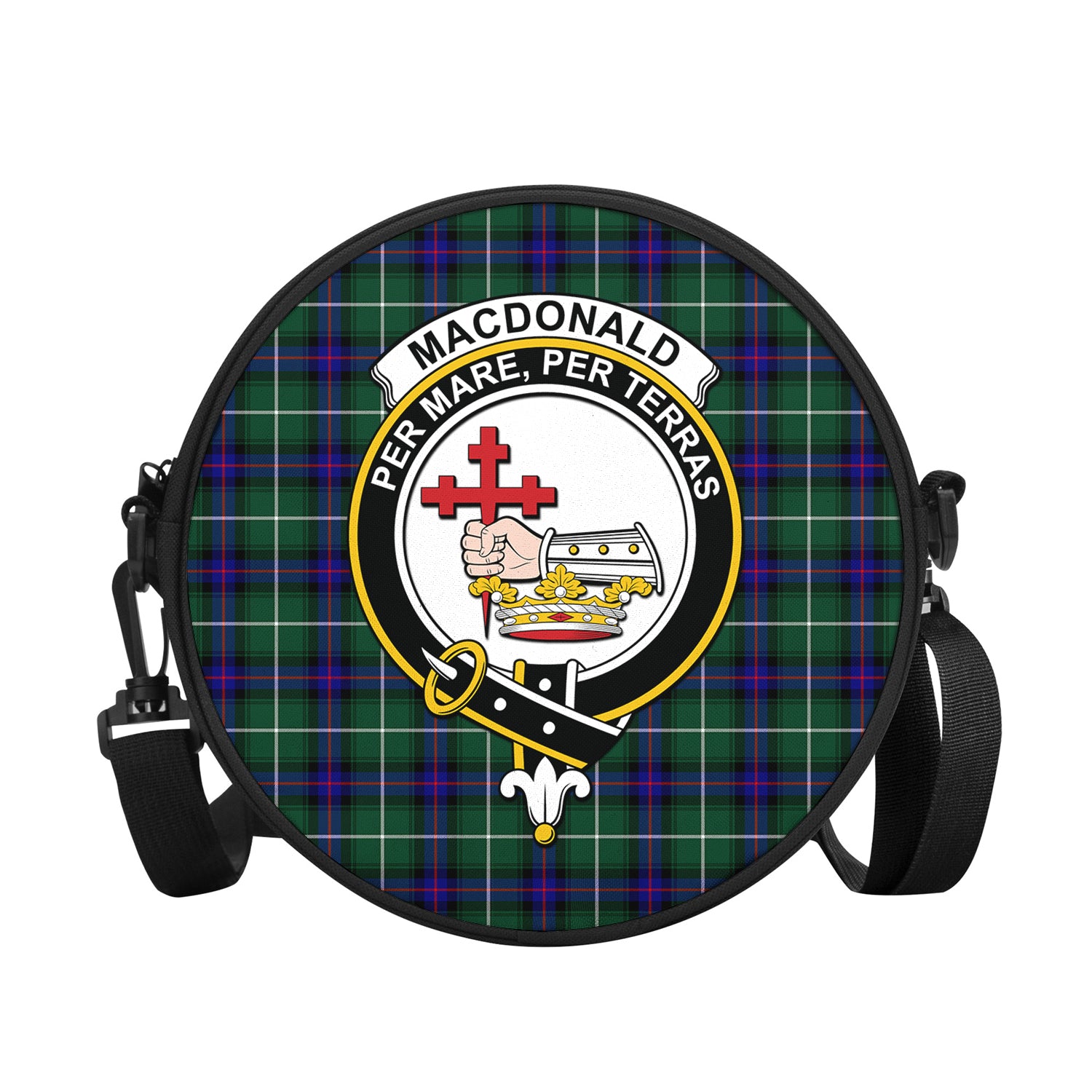 macdonald-of-the-isles-hunting-modern-tartan-round-satchel-bags-with-family-crest