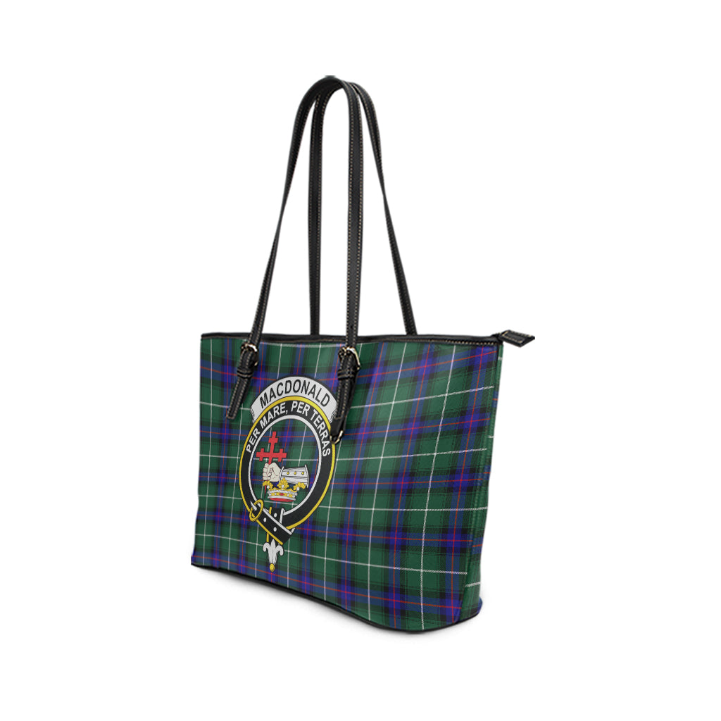 macdonald-of-the-isles-hunting-modern-tartan-leather-tote-bag-with-family-crest