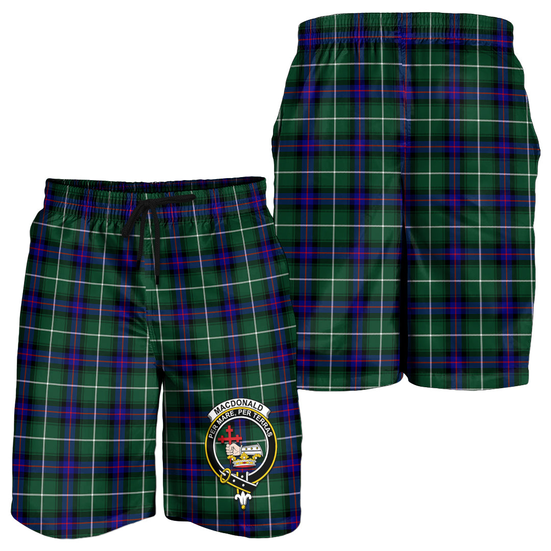 macdonald-of-the-isles-hunting-modern-tartan-mens-shorts-with-family-crest