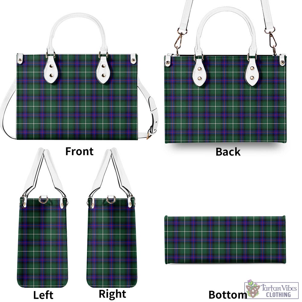 Tartan Vibes Clothing MacDonald of the Isles Hunting Modern Tartan Luxury Leather Handbags