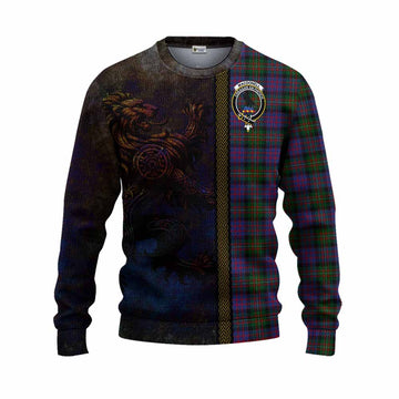 MacDonell (McDonell) Tartan Family Crest Knitted Sweater Alba Gu Brath Be Brave Lion Ancient Style Unisex - Tartan Vibes Clothing