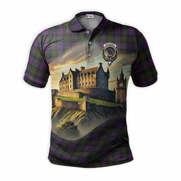 MacDonell (McDonell) Tartan Family Crest Polo Shirt with Scottish Ancient Castle Style Kid - Tartan Vibes Clothing