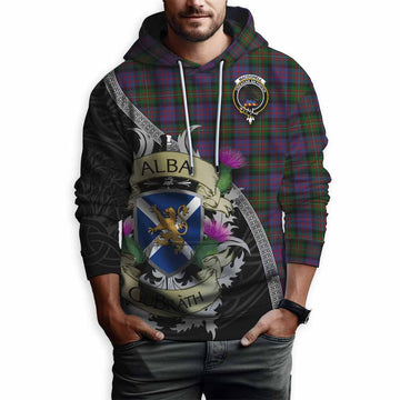 MacDonell (McDonell) Tartan Family Crest Hoodie Lion Rampant Royal Thistle Shield Celtic Inspired Pullover Hoodie - Tartan Vibes Clothing