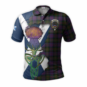 MacDonell (McDonell) Tartan Family Crest Polo Shirt Scottish Thistle Celtic Inspired Kid - Tartan Vibes Clothing