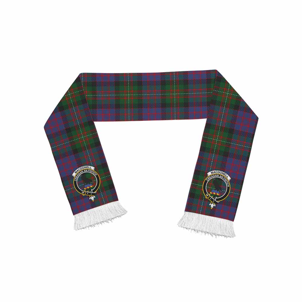 MacDonell (McDonell) Tartan Ruffneck Scarf with Family Crest One Size 67.7*6.7 inches - Tartan Vibes Clothing