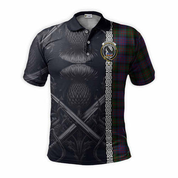 MacDonell (McDonell) Tartan Polo Shirt with Family Crest Cross Sword Thistle Celtic Vibes Kid - Tartan Vibes Clothing