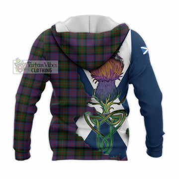 MacDonell (McDonell) Tartan Family Crest Knitted Hoodie Scottish Thistle Celtic Inspired - Tartan Vibes Clothing