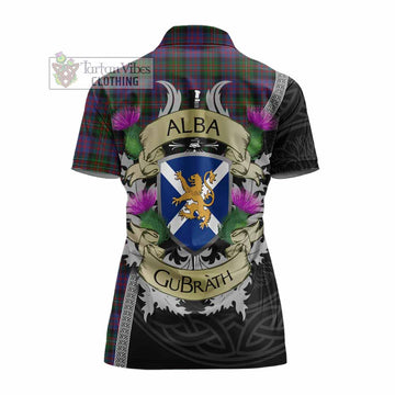MacDonell (McDonell) Tartan Family Crest Women's Polo Shirt Lion Rampant Royal Thistle Shield Celtic Inspired - Tartan Vibes Clothing