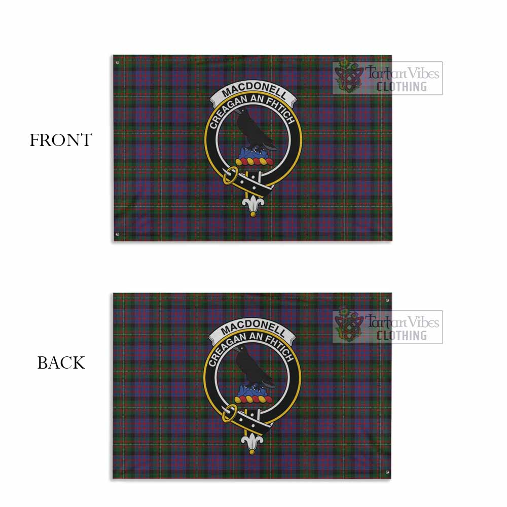 MacDonell (McDonell) Tartan House Flag with Family Crest - Tartan Vibes Clothing