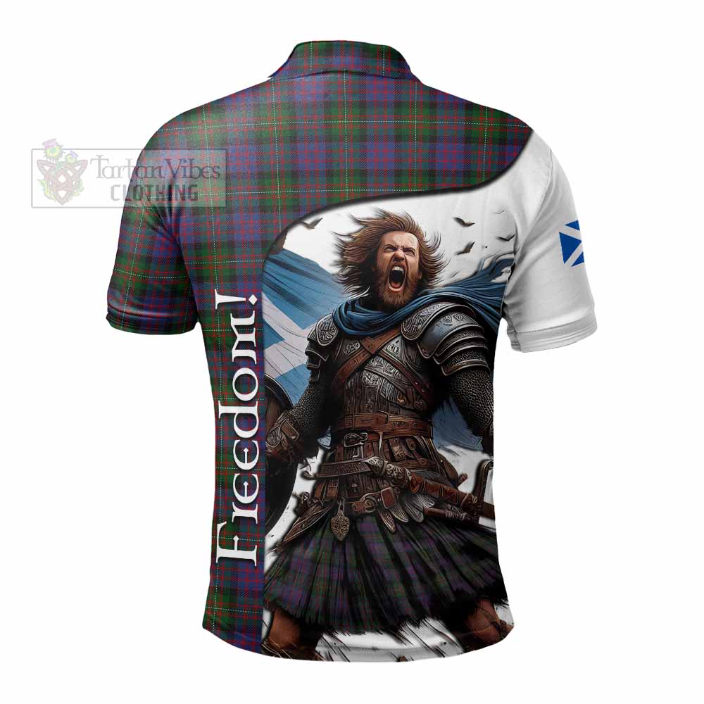 Tartan Vibes Clothing MacDonell (McDonell) Crest Tartan Polo Shirt Inspired by the Freedom of Scottish Warrior