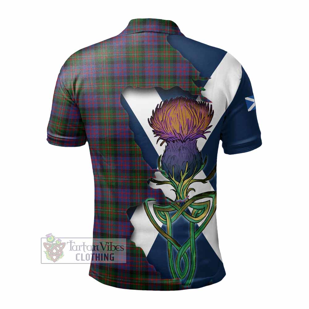 MacDonell (McDonell) Tartan Family Crest Polo Shirt Scottish Thistle Celtic Inspired - Tartan Vibes Clothing