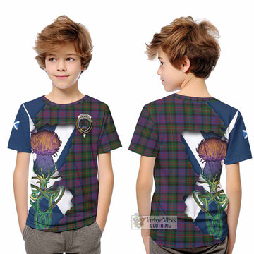 MacDonell (McDonell) Tartan Family Crest Kid T-Shirt Scottish Thistle Celtic Inspired - Tartan Vibes Clothing