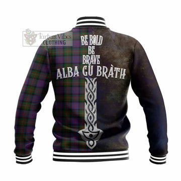 MacDonell (McDonell) Tartan Family Crest Baseball Jacket Alba Gu Brath Be Brave Lion Ancient Style - Tartan Vibes Clothing