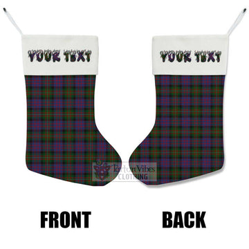 MacDonell (McDonell) Tartan Christmas Stocking with Personalized Text