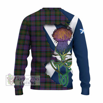 MacDonell (McDonell) Tartan Family Crest Knitted Sweater Scottish Thistle Celtic Inspired - Tartan Vibes Clothing