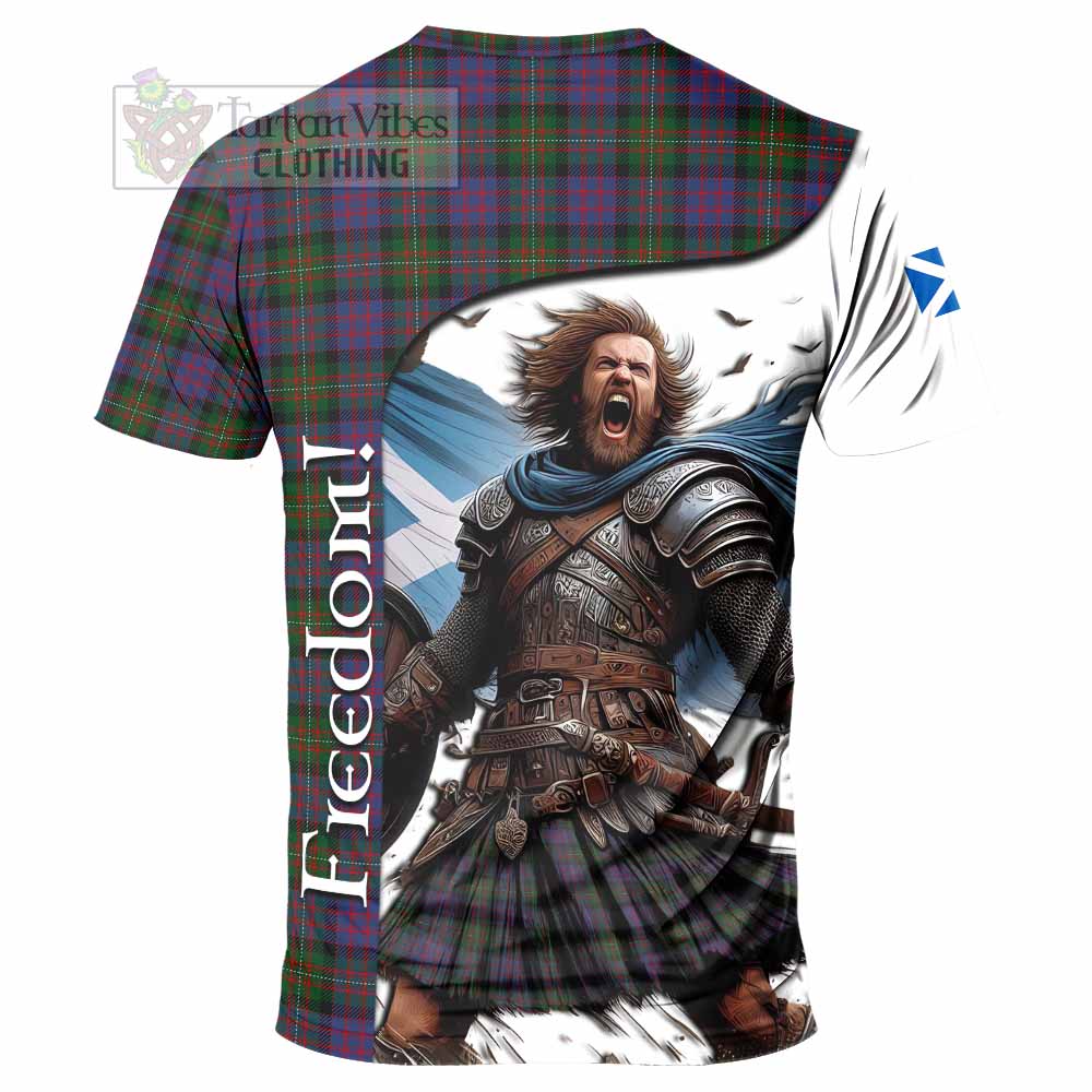 MacDonell (McDonell) Crest Tartan T-Shirt Inspired by the Freedom of Scottish Warrior