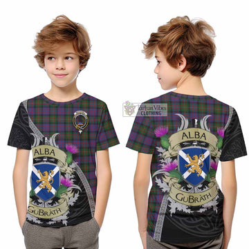 MacDonell (McDonell) Tartan Family Crest Kid T-Shirt Lion Rampant Royal Thistle Shield Celtic Inspired - Tartan Vibes Clothing