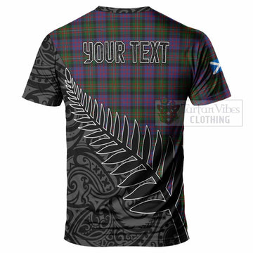 MacDonell (McDonell) Crest Tartan T-Shirt with New Zealand Silver Fern Half Style