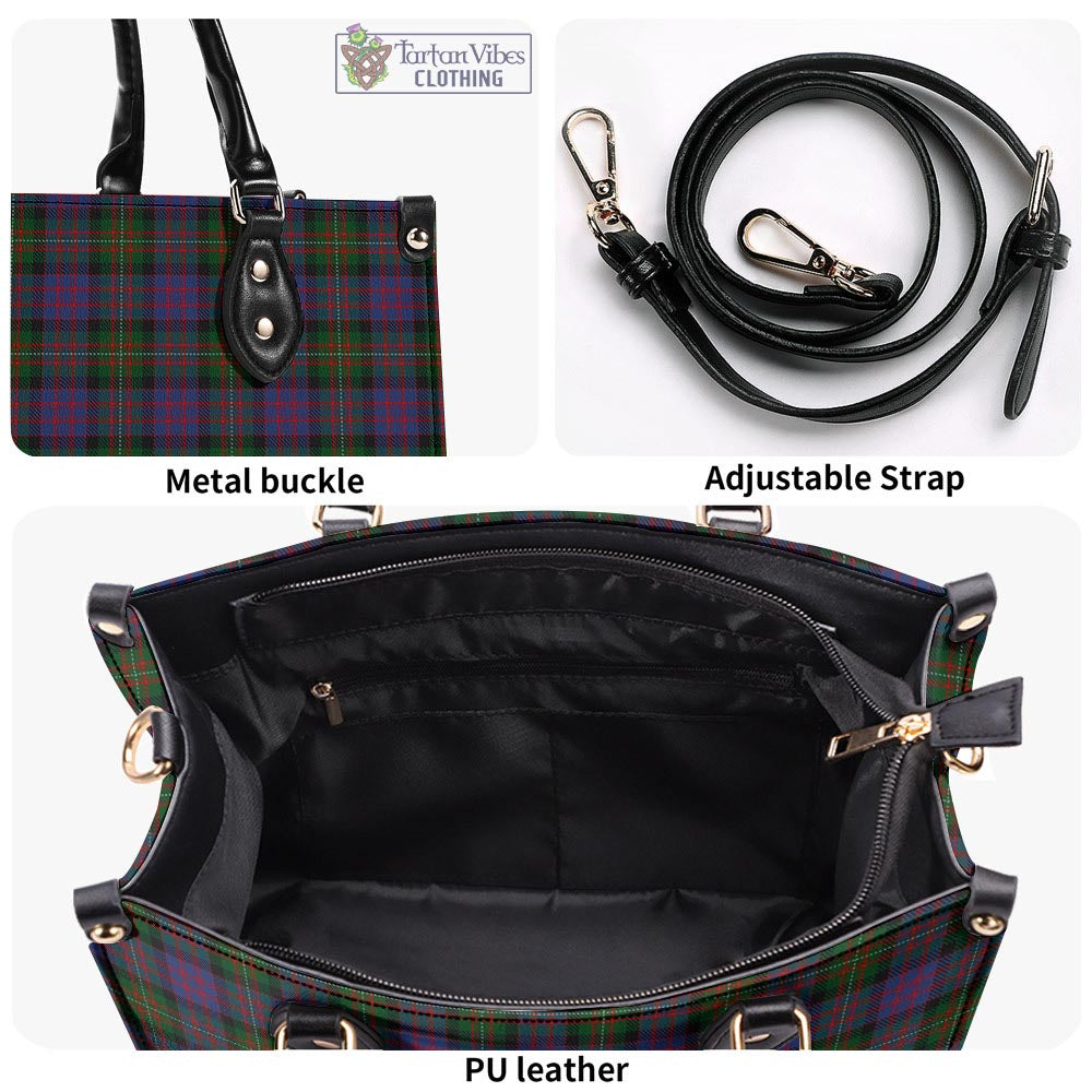 Tartan Vibes Clothing MacDonell of Glengarry Tartan Luxury Leather Handbags