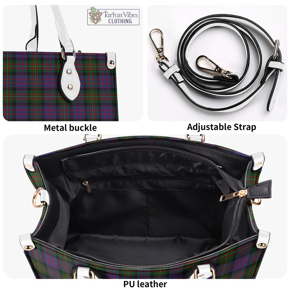 Tartan Vibes Clothing MacDonell of Glengarry Tartan Luxury Leather Handbags