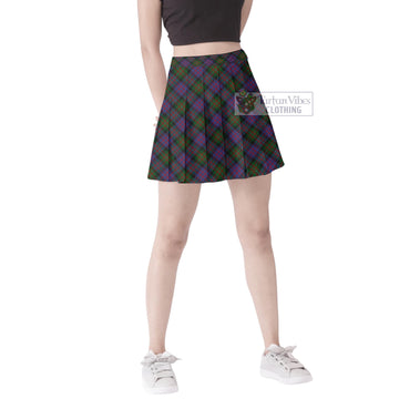 MacDonell (McDonell) Tartan Women's Plated Mini Skirt