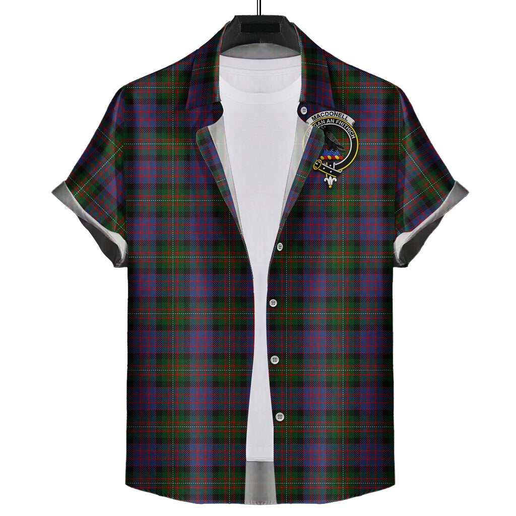 macdonell-of-glengarry-tartan-short-sleeve-button-down-shirt-with-family-crest