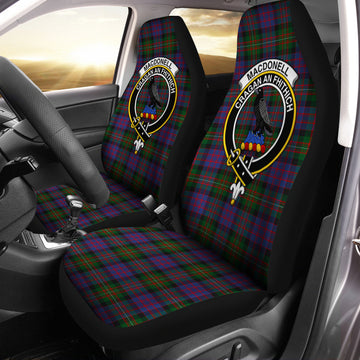 MacDonell (McDonell) Tartan Car Seat Cover with Family Crest