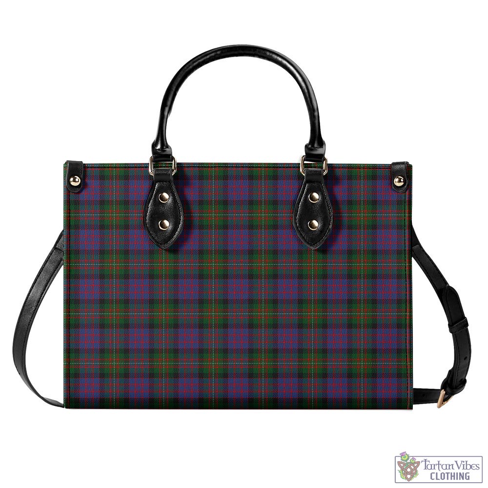 Tartan Vibes Clothing MacDonell of Glengarry Tartan Luxury Leather Handbags