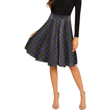 MacDonell (McDonell) Tartan Melete Pleated Midi Skirt