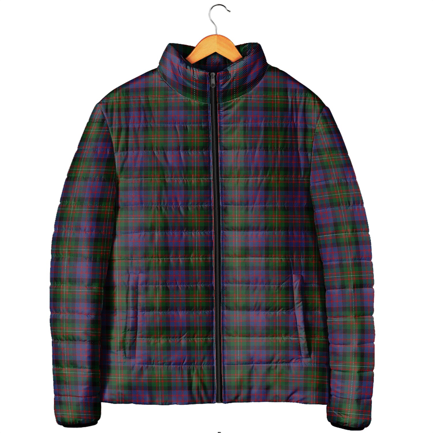 MacDonell (McDonell) Tartan Padded Jacket Men's Padded Jacket - Tartan Vibes Clothing