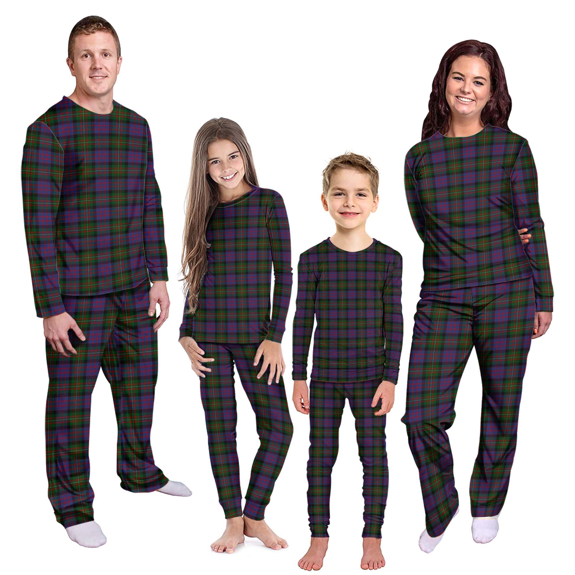 MacDonell (McDonell) Tartan Pajamas Family Set Kid - Tartan Vibes Clothing