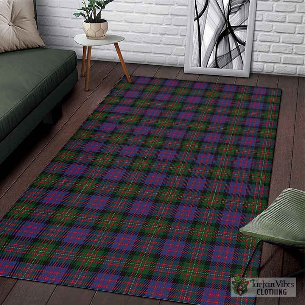 Tartan Vibes Clothing MacDonell of Glengarry Tartan Area Rug