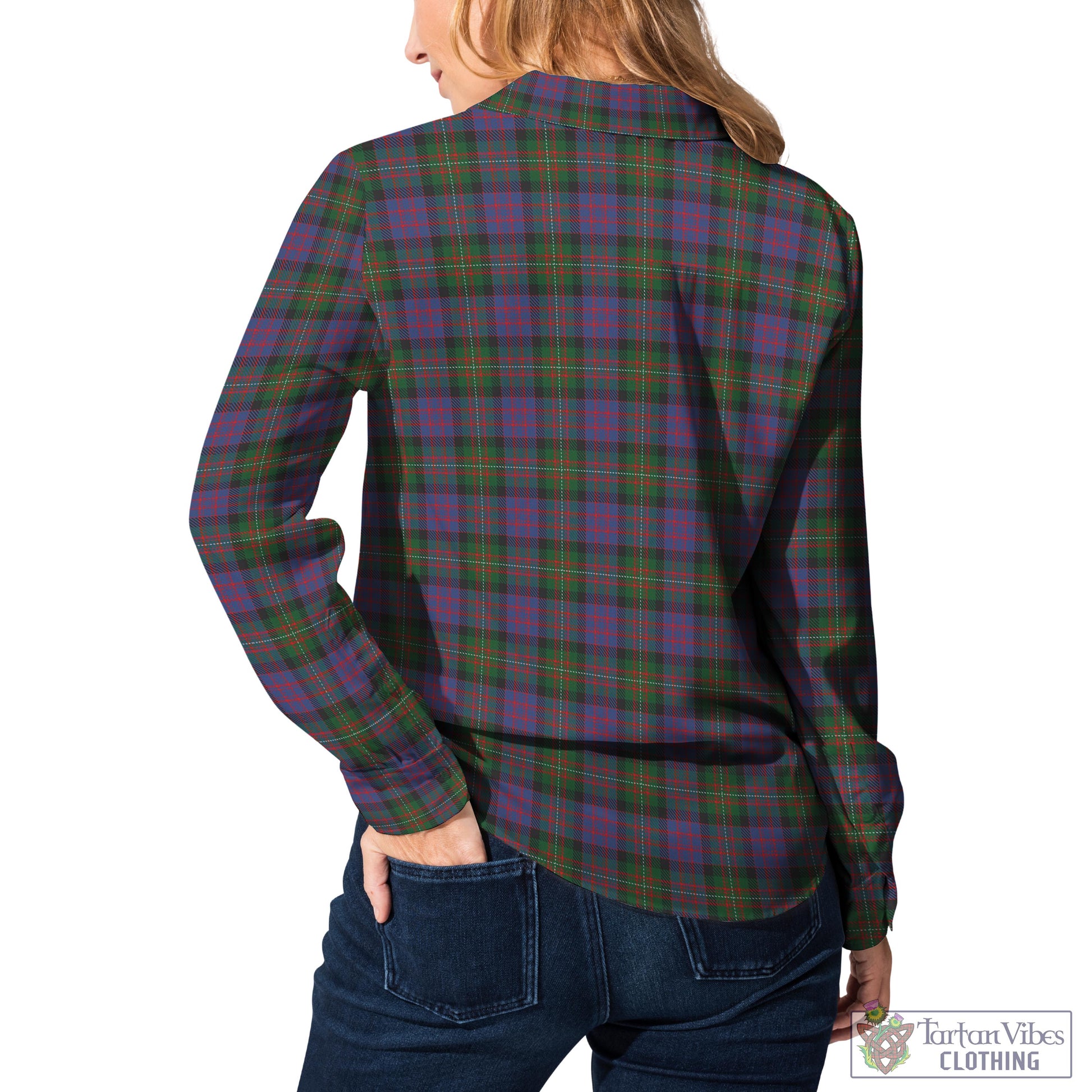 MacDonell of Glengarry Tartan Womens Casual Shirt