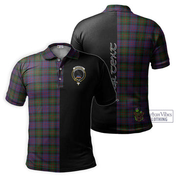 MacDonell (McDonell) Tartan Polo Shirt with Family Crest and Half Of Me Style