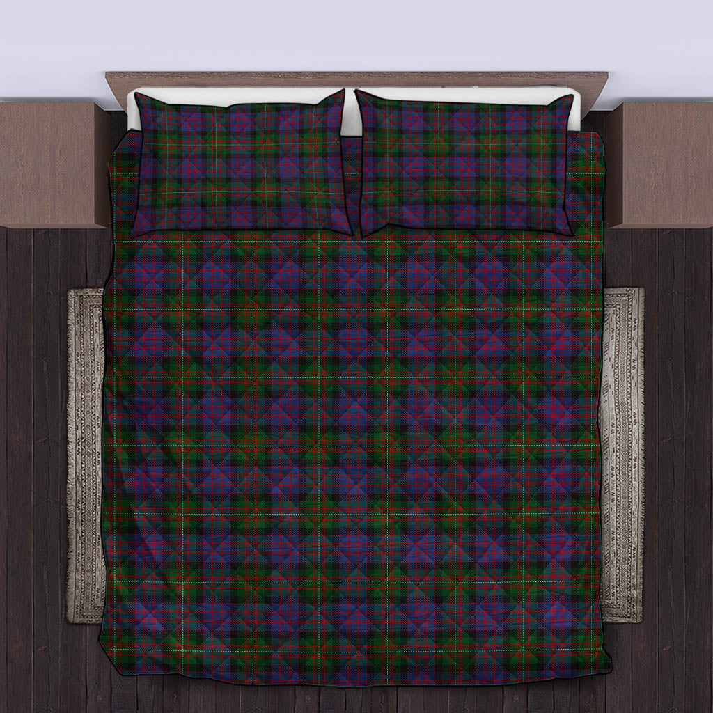 MacDonell (McDonell) Tartan Quilt Bed Set King - Tartan Vibes Clothing