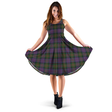 MacDonell (McDonell) Tartan Sleeveless Midi Womens Dress