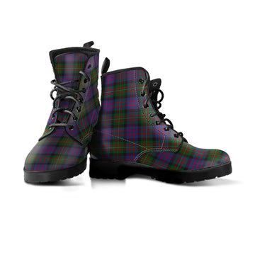 MacDonell (McDonell) Tartan Leather Boots